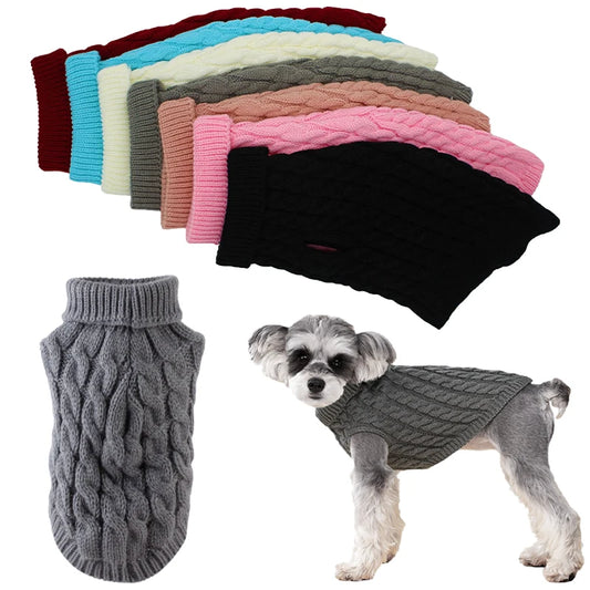 Warm Dog Sweaters for Small Dogs