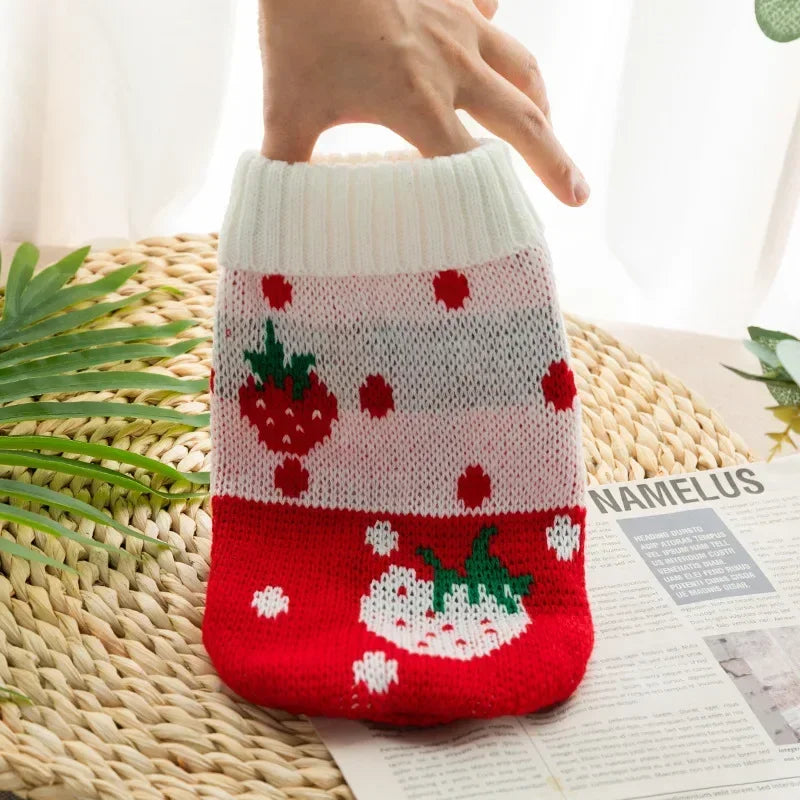 Christmas Knitte Dog Sweater