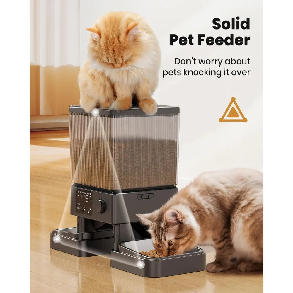 Automatic Cat Feeder for 2 Cats,