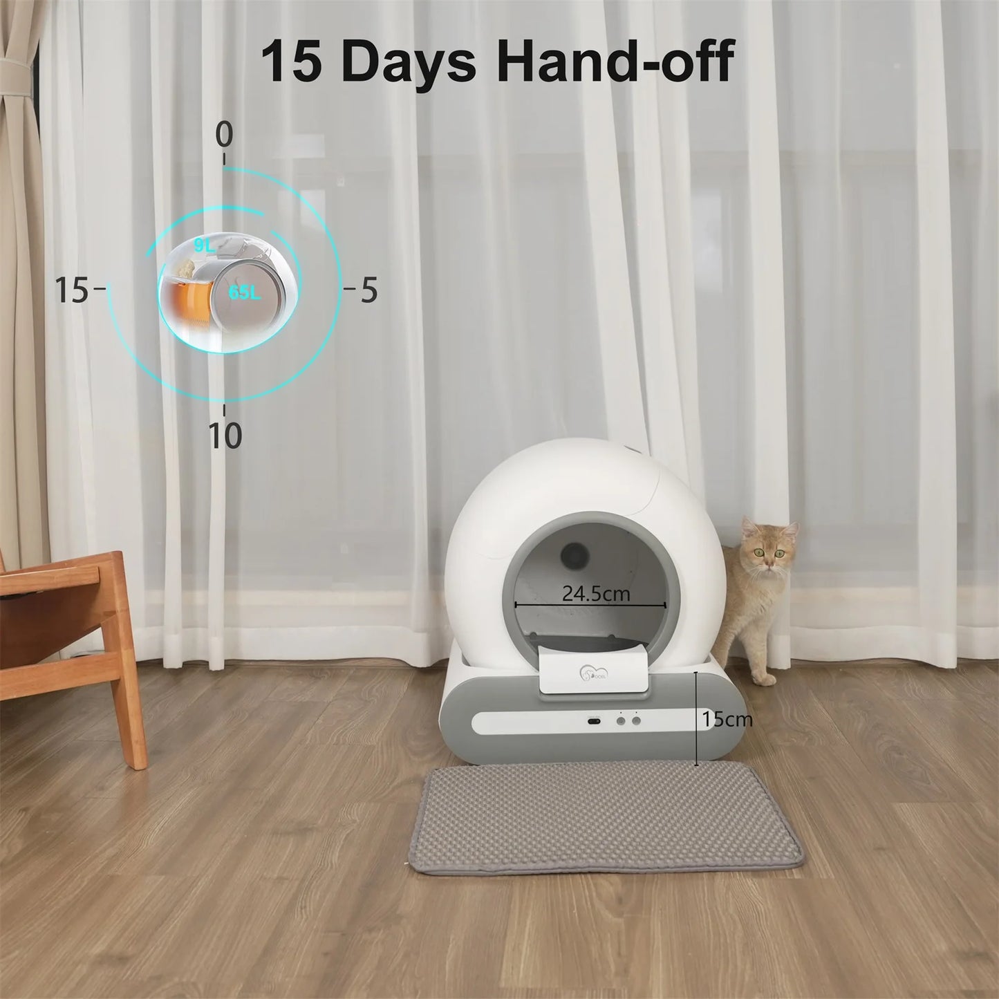 DOEL  Automatic Cat Litter Box