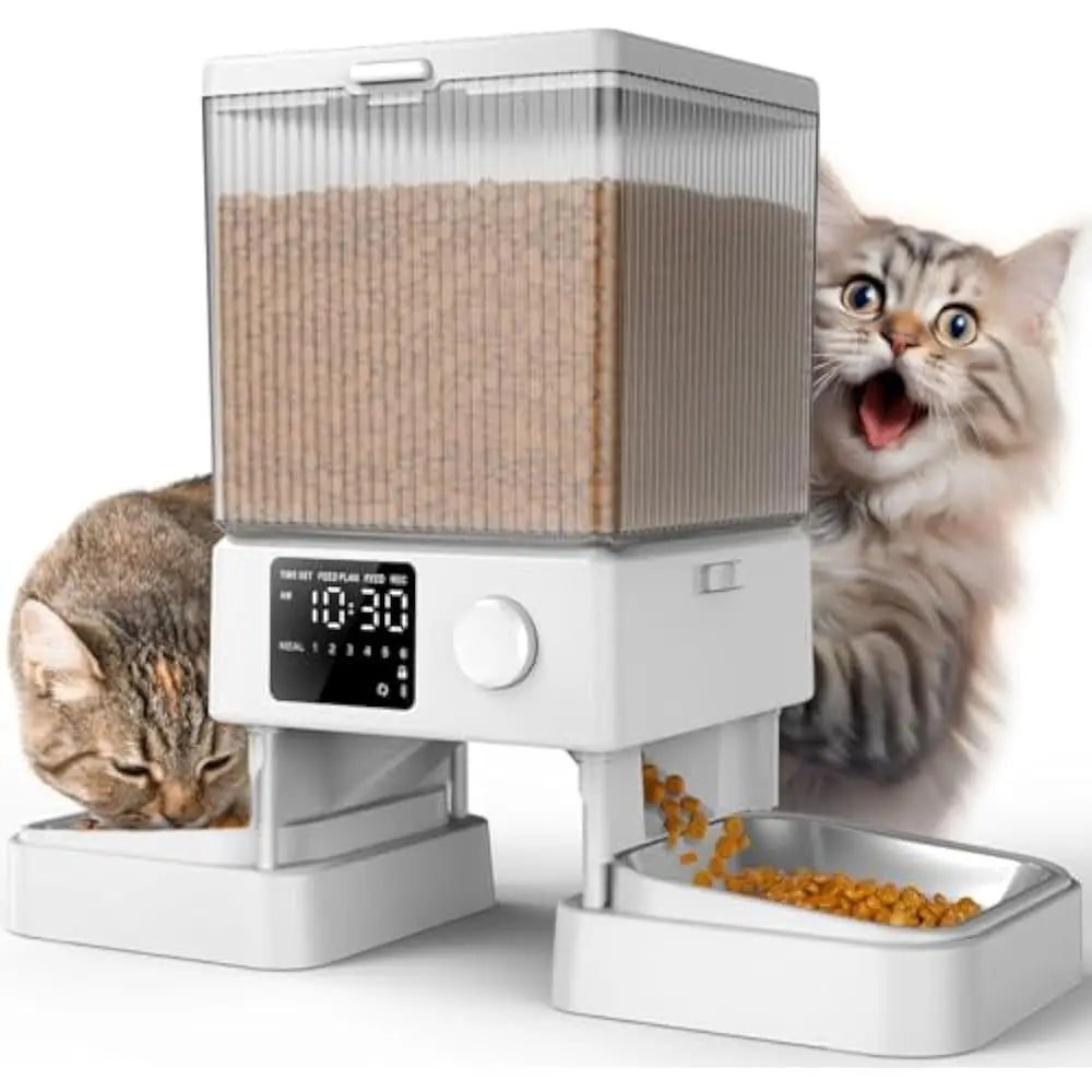Automatic Cat Feeder for 2 Cats,